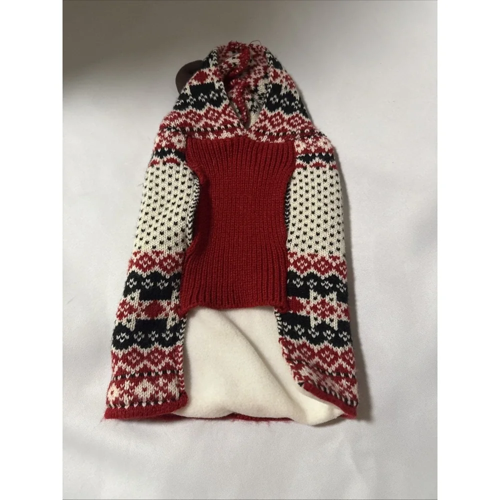 Christmas Reindeer Dog Sweater Costume‎ Size Can